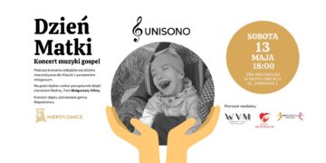Koncert gospel Zespołu Unisono z okazji Dnia Matki w Niepołomicach