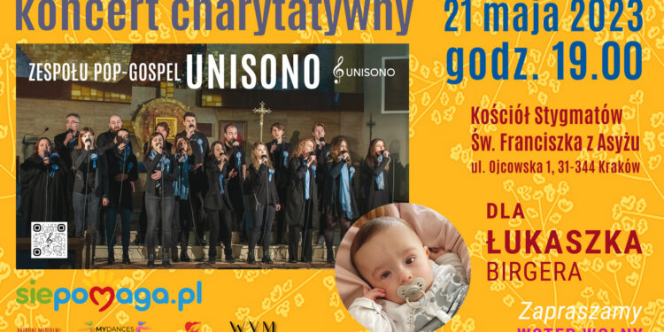 Zaśpiewajmy Łukaszkowi! Koncert gospel Zespołu Unisono